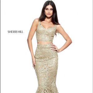 SHERRI HILL PROM/PAGEANT DRESS SIZE 0